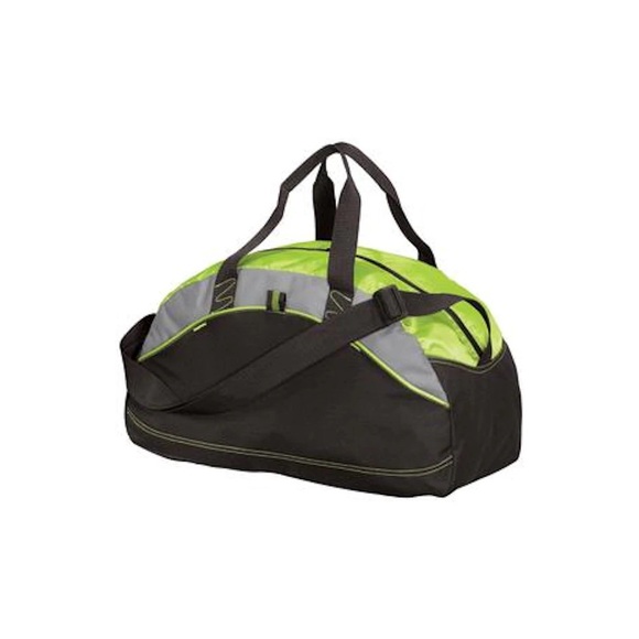 Other - NWOT Lime Polyester Canvas Duffel Bag